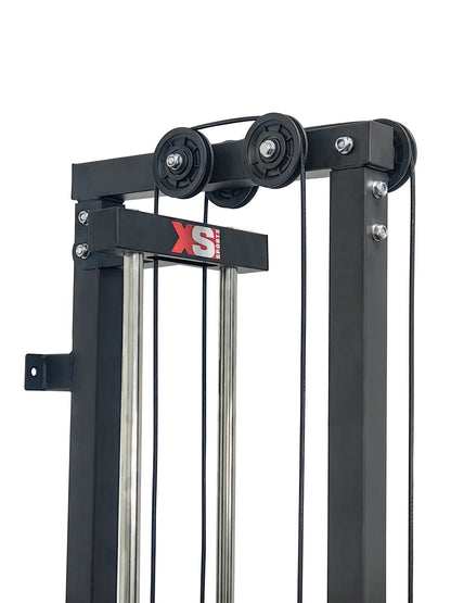 wall mounted cable pulley machine