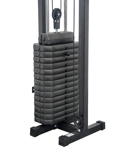 wall mounted cable pulley machine