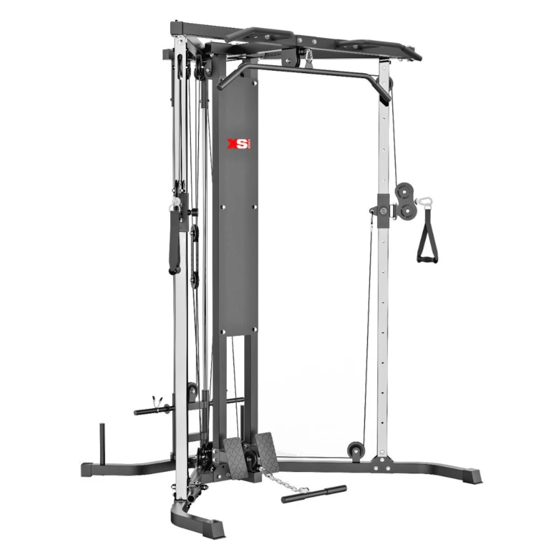 POWA Gym Dual Adjustable Functional Crossover Cable Pulley Machine DUP