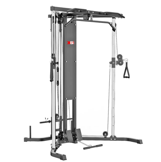 POWA Gym Dual Adjustable Functional Crossover Cable Pulley Machine DUP