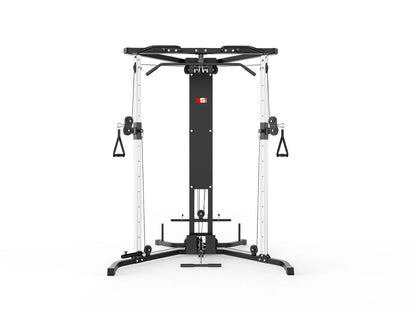 POWA Gym Dual Adjustable Functional Crossover Cable Pulley Machine DUP