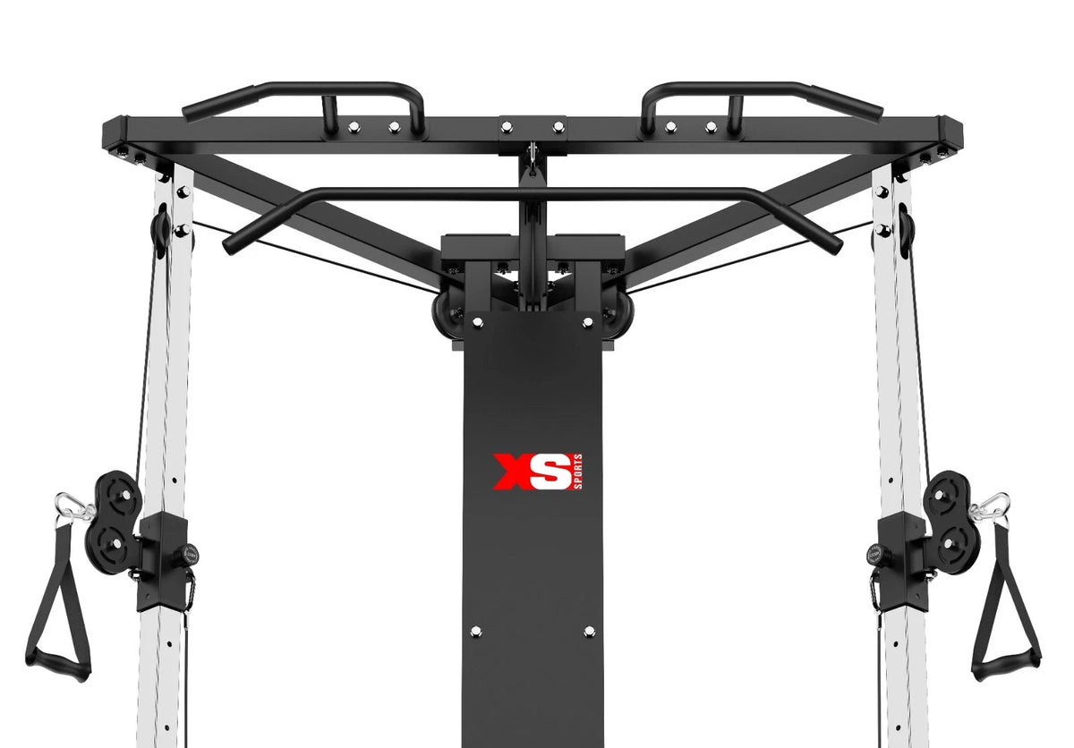 POWA Gym Dual Adjustable Functional Crossover Cable Pulley Machine DUP