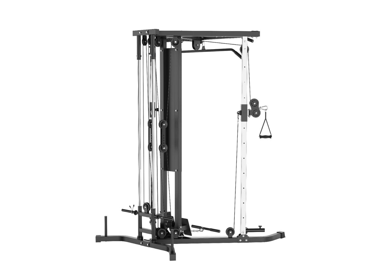 POWA Gym Dual Adjustable Functional Crossover Cable Pulley Machine DUP