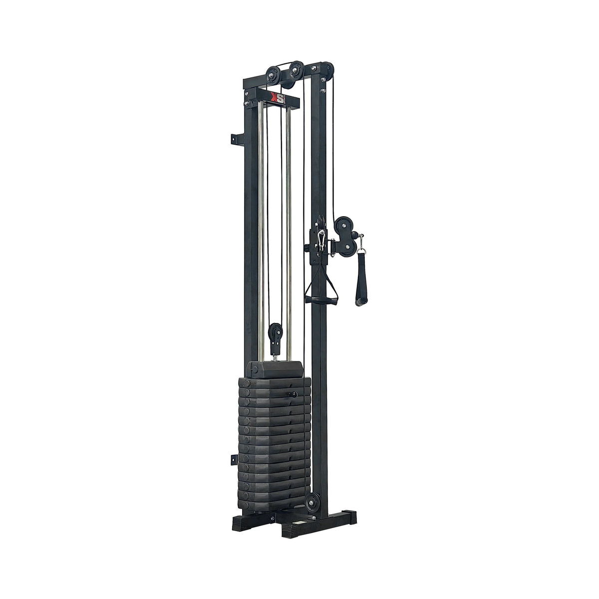 Wall mounted Cable Pulley Machine - Extra Load 90kg Plates - Functional Trainer